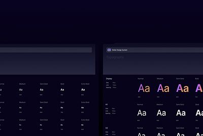 Design System in Progress for Stellar design system