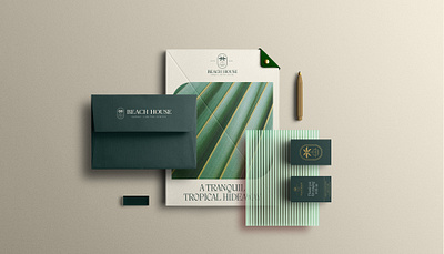 Beach House - Resort Branding branding design graphic design logo minimal typography