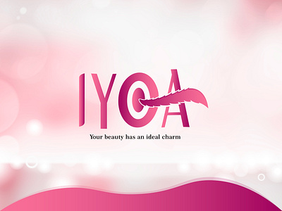 IYOA MAKE UP WEDDING LOGO beauty logo branding company graphic design logo make up social media