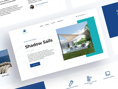Shadow Save Landing page art branding concept daily design figma graphic design landing outdoor shade sun protection ui ux web