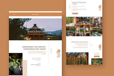 Resort Website Page Inspiration dailyui design dribbble ui uidesign userinterface