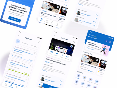 Online course app dailyui onlinecourseapp product design ui