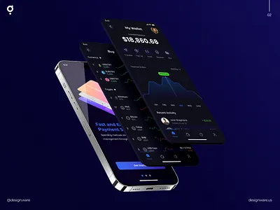 Wallet App UI Design 💸 design graphic design illustration ui ux vector