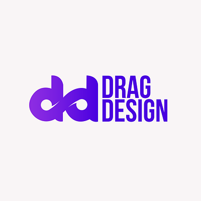 Drag Design branding design flat graphic design logo minimal typography