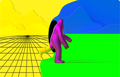 3D Illustrations For Cluep.com 3d 3danimation 3dart animation b3d blender blender3d branding c4d cinema4d colorful design geometric illustration loop motion render set simple uiux