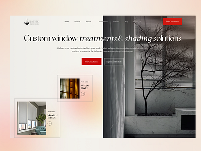 Website design for Home Fashion Website design fashion home landingpage solutions ui ux webdesign website websitedesign window