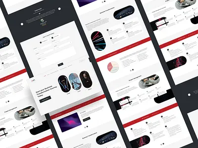 Corporate Website business corporate design homepage landingpage ui web website design