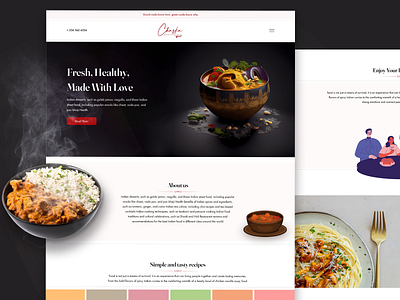 Chaska | Food made with Love animation app branding design graphic design illustration logo ui ux vector