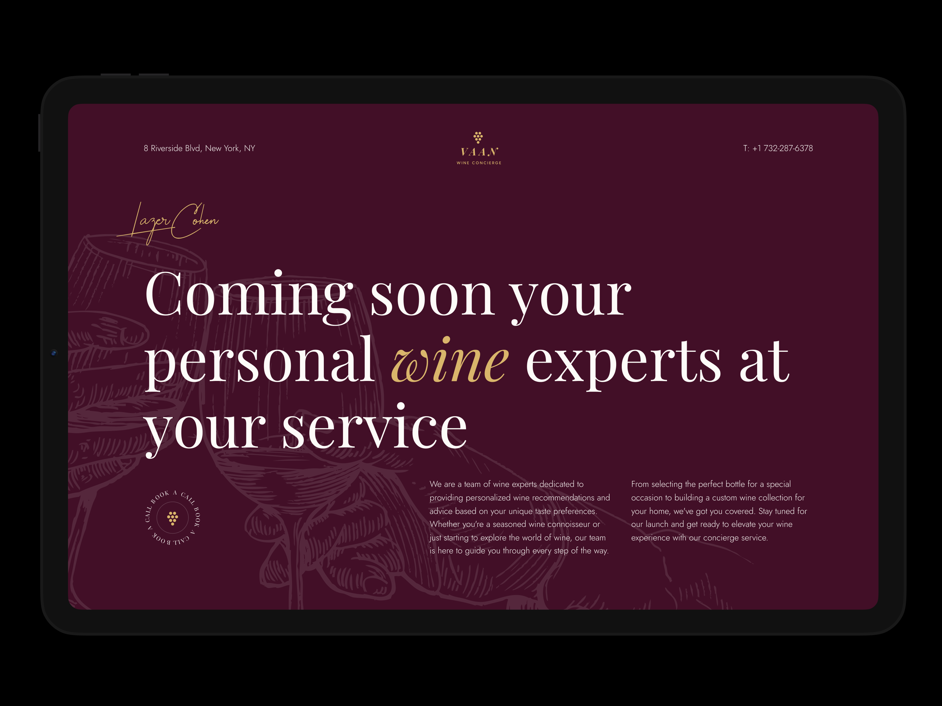 wine store coming soon page anoshko clean coming soon design ecommerce fonts page serif store ui ux web web design website wine