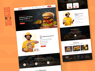 Zip Clip | Food Ordering Website animation app branding design graphic design illustration logo ui ux vector