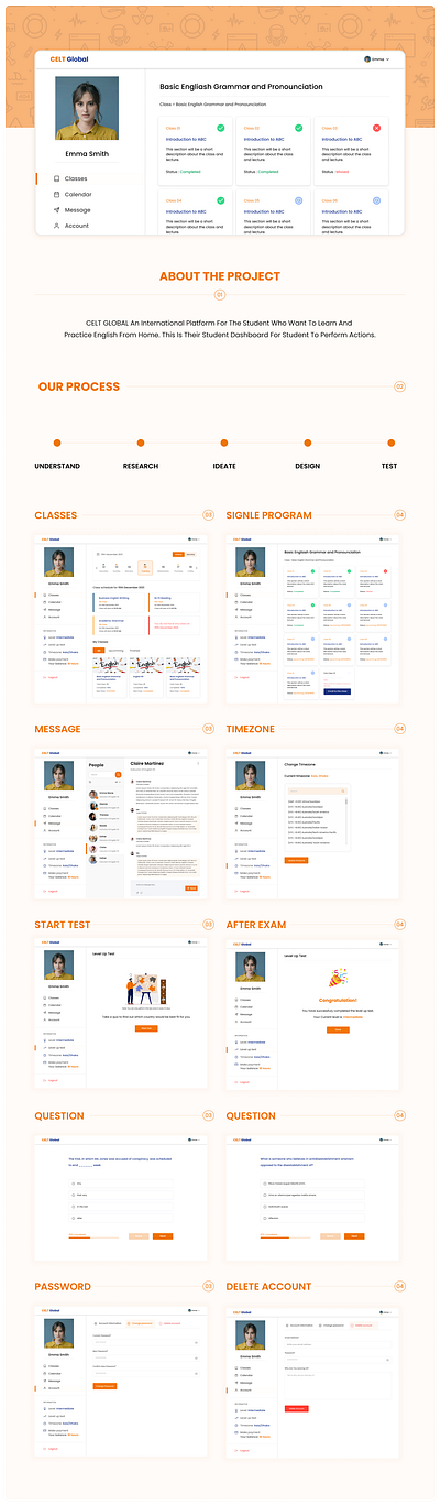 CELT Global (Student Dashboard) adobe xd celt global dashboard design designer dribbble figma figma design ui user experience user interface ux