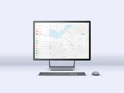 Fleet Management System Web App app app design clean dashboard design fleet fleet management system fms minimal mobile mobile app monitoring product design system tracking ui ui design ux ux design