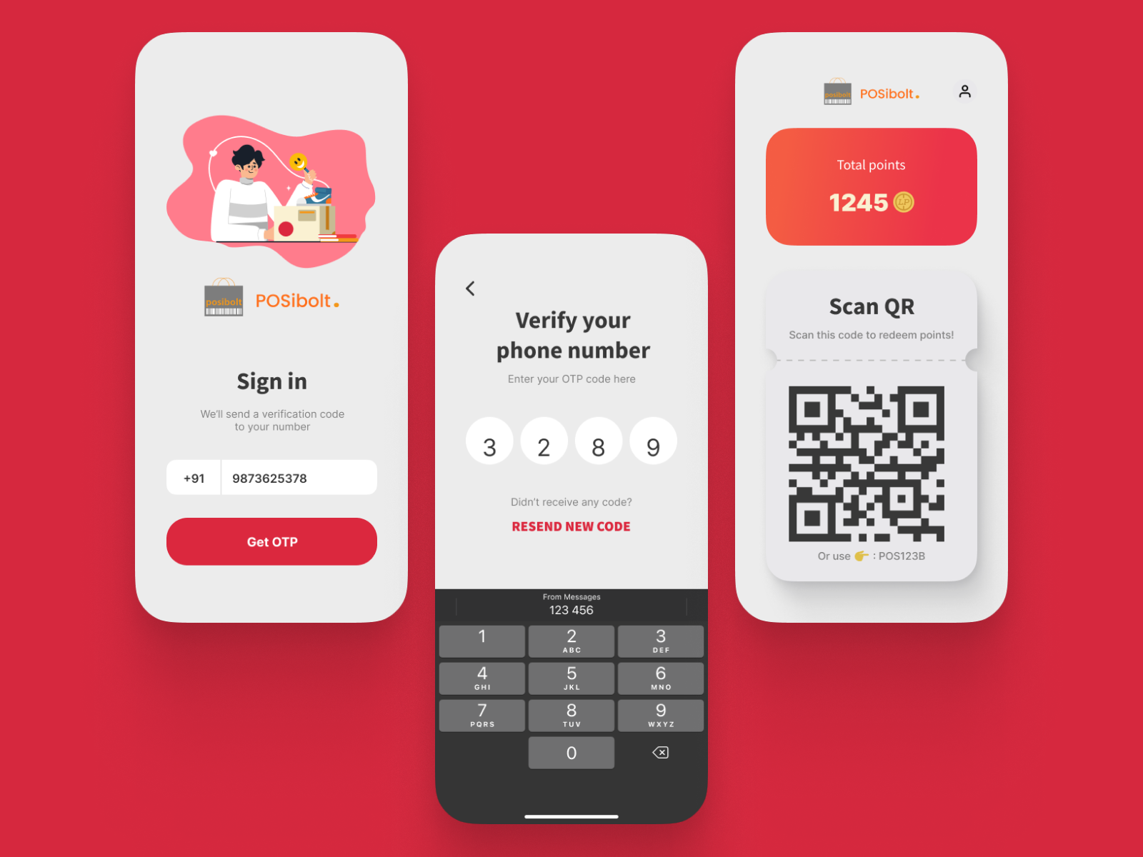 Reward Points App by Baloorah on Dribbble