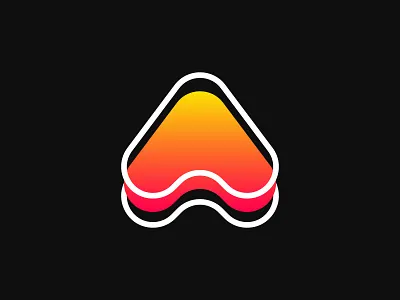 A lettermark a a logo alphabet bold brand identity branding clean gradient identity lettermark logo logos minimal modern monogram