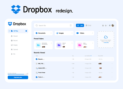 Dropbox Redesign | Website Design app branding dark theme design dropbox figma graphic design icons interface logo prototyping redesign ui ui ux ui ux design uiux user experience user interface ux vector