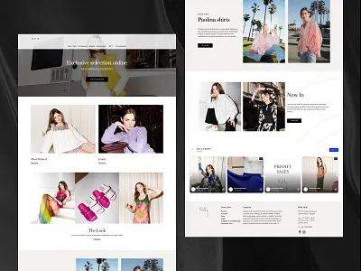Kelly Boutique - Website Design belgium black boutique brussels clean design ecommerce fashion minimalistic odoo shop ui ux website white