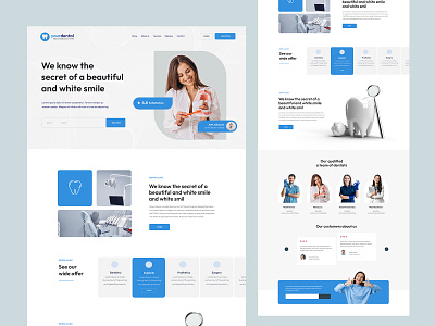 Your dental design graphic design ui user experience user interface ux web design