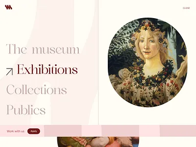 Art museum branding design figma graphic design illustration logo ui uidesign ux web