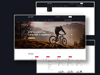 ECORIDE e-commerce 3d art bicycle branding daily design e commerce figma graphic design illustration logo sale ui ux