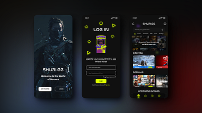 Shuri.GG - Game Store App gameapp gamestoreapp ui
