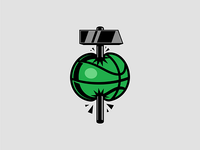 TRPC illustration art ball basket basketball black design game graphic design green identity illustration illustrator merch miners team vector