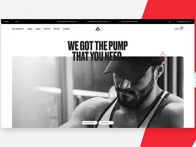E-Comerce Redesign branding ecommerce hero shop ui