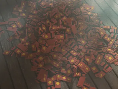 Bath Tokens adobe aftereffects animation c4d design octane