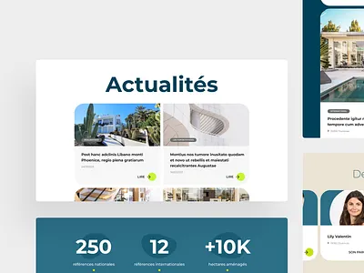 Site Toponomy - News, articles, key numbers interface news ui ux website