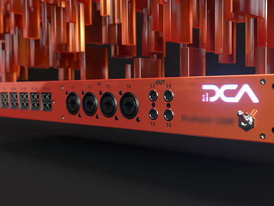 DCA's upcoming device 3d branding cinema4d effect octane product design render