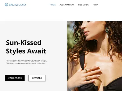 Bali Studio, E-commerce website app branding design e commerce graphic design icon illustration logo minimal typography ui ux web website