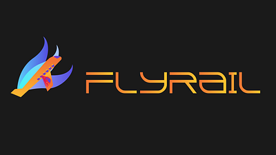 Logo - FlyRail adobe illustrator app app design branding design figma graphic design illustration logo mobile ui