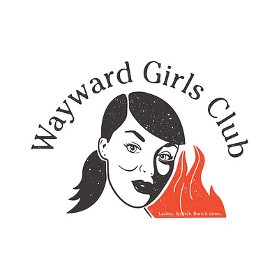 Wayward Girls Club branding design graphic design illustration logo print vector