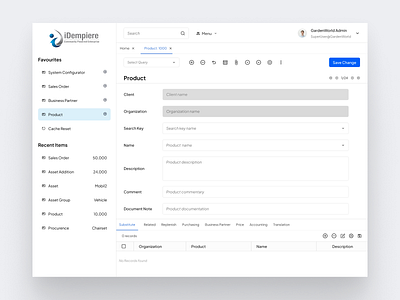 Redesigned ERP Software UI apps design erp form mobile portfolio redesign saas table ui ux visual design web website