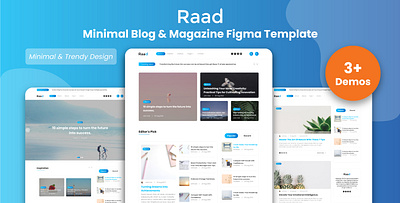 Newspaper & Maganize Website UI Template blog figma magazine news blog newspaper onlinenespaper ui design user interface