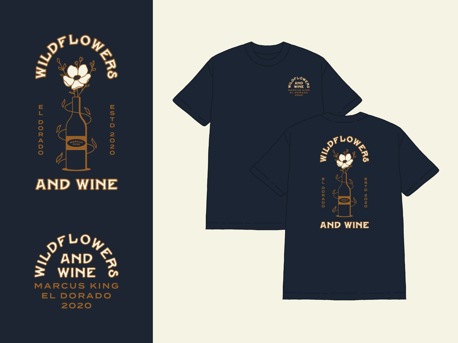 Marcus King Wildflowers & Wine by Matthew Doyle on Dribbble