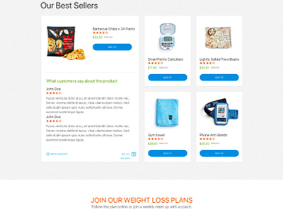 WeightWatchers Australia - Webpage Design photoshop and illustrator sketch