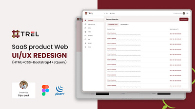 Modernized Web UI/UX Redesign for SaaS Product app design branding dataset dipu figma graphic design html instance jquerymagic redesign saas saasredesign tasks trel ui ui design uiuxdesign visualdesign webapp webdesign