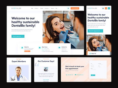 Dental Clinic Website Design alaminuiux branding clean design dental dental marketing dental seo dental website dentalbusiness dentist dentistry design landingpage modern design pixavailstudio pixavailteam sudiptagfx ui uixashiq ux websitedesign