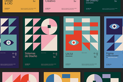 Mr. Marcel – Skills & Tools Posters branding design system graphic design illustration poster vector