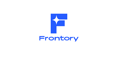 Frontory.com - Revolutionizing Digital Experiences branding graphic design logo
