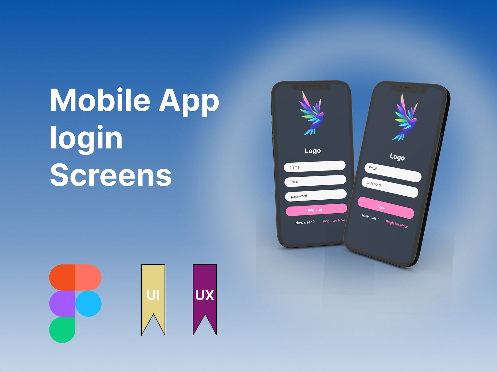 Mobile APP Login Screens ui Design by Ali Alyas on Dribbble