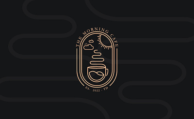 Line art logo for Coffee shop line art line art logo llogo deisgn logo logo desgin logos minimal modern line art