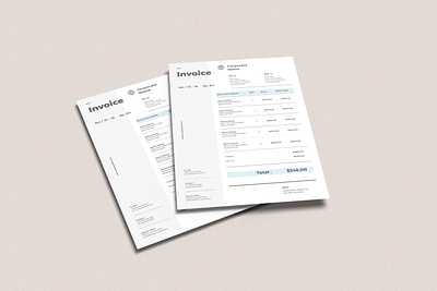 corporate invoice design invoice