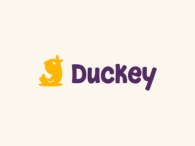 Duckey bird branding cute duck duckling icon illustration logo mark
