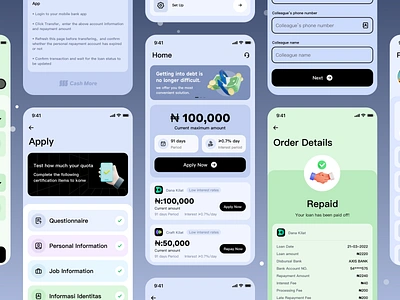 Finance App UI Design bento ui bento ui design black app black botton c4d c4d background card app colorful app finance finance app finance logo finance ui icon logo md meterial design 3 ui ux wallet app