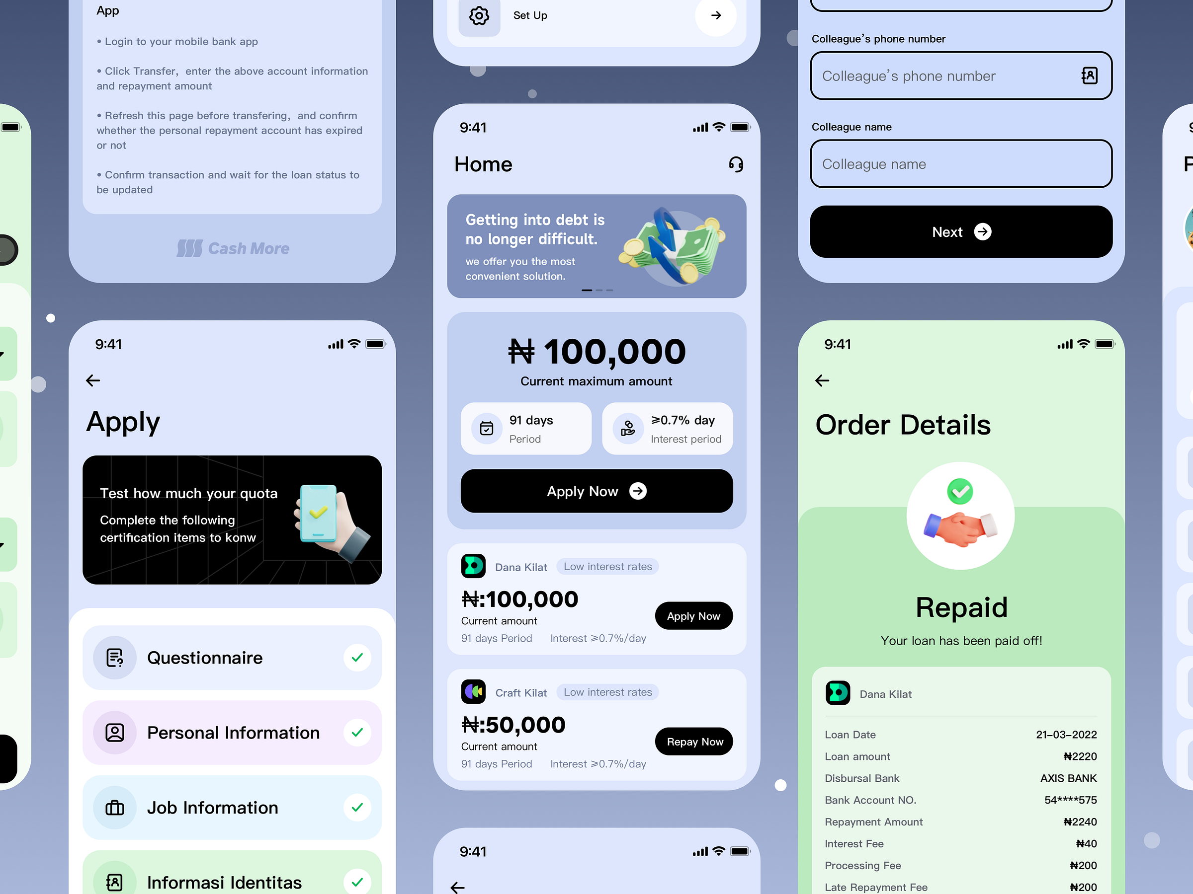 Finance App UI Design by DAO UI Design Studio on Dribbble