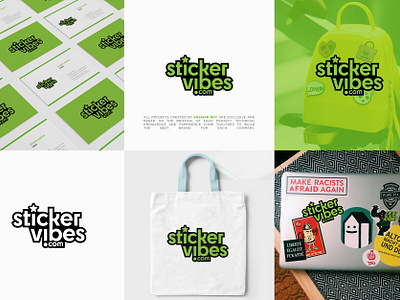 Sticker Company logo branding creative design graphic design illustration logo logo design logodesign logotype sticker sticker company ui