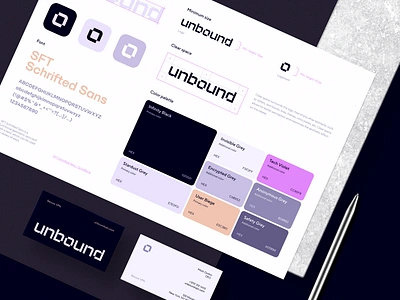 Unbound — VPN Service Brand Identity brand brand agency brand and identity brand guidelines brand identity brand sign brandbook branding business identity logo logo design logo designer logotype marketing packaging visual identity