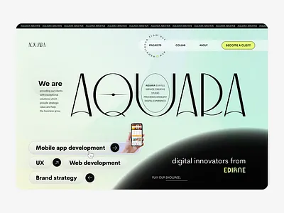 Digital agency homepage agency digital figma graphic design homepage landingpage trends 2023 ui web design