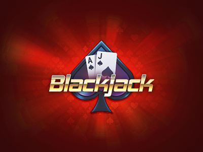 Blackjack - Casino Game Logo 3d art blackjack branding cards casino casino game design game illustrator logo mobile game playing cards poker pokergame spades ui ux